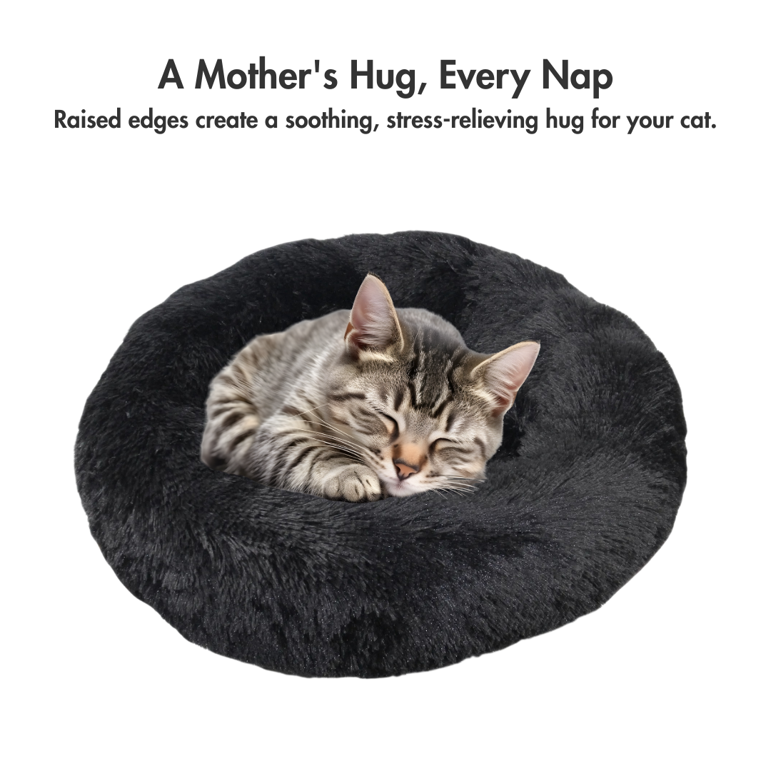 CloudNest Calming Bed – Fluffy Comfort for Deep, Peaceful Sleep