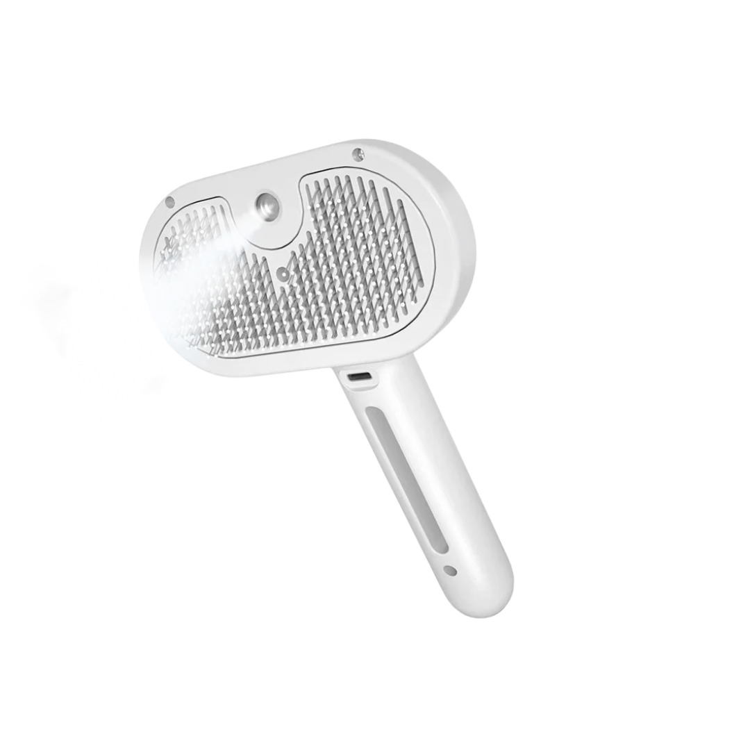 SteamiGlow – The Misty Brush That Turns Grooming into a Spa Day