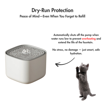 AquaFlow XL – The 2L Water Fountain That Keeps Cats Sipping