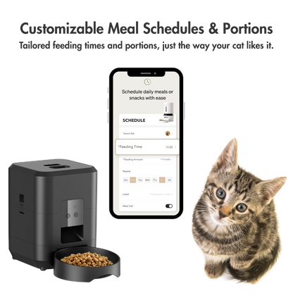 SmartPortion WiFi Feeder – Precision Feeding, Anytime, Anywhere