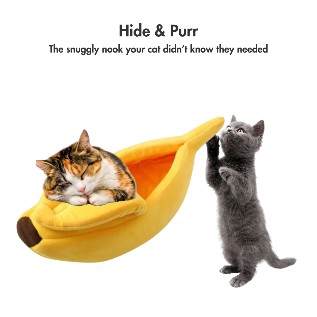 CozyNana – The Banana Bed Your Cat Didn’t Know They Needed