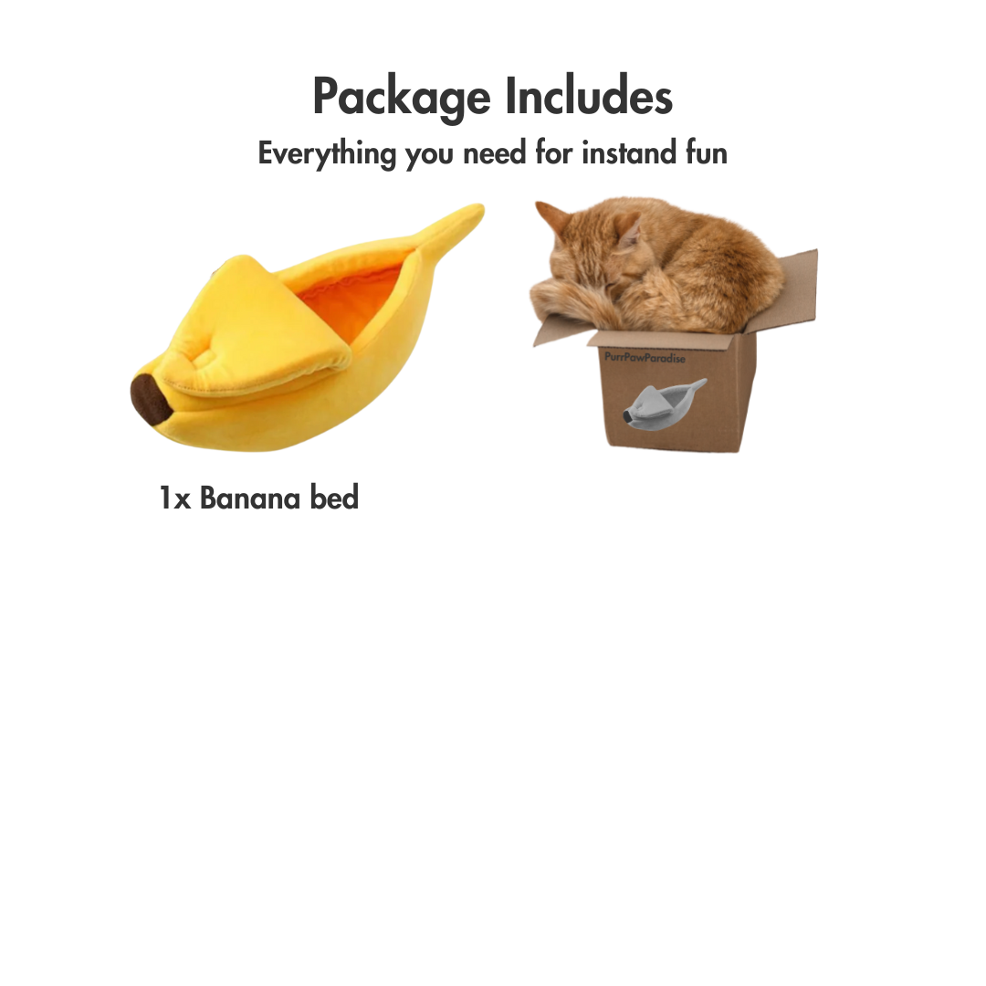 CozyNana – The Banana Bed Your Cat Didn’t Know They Needed