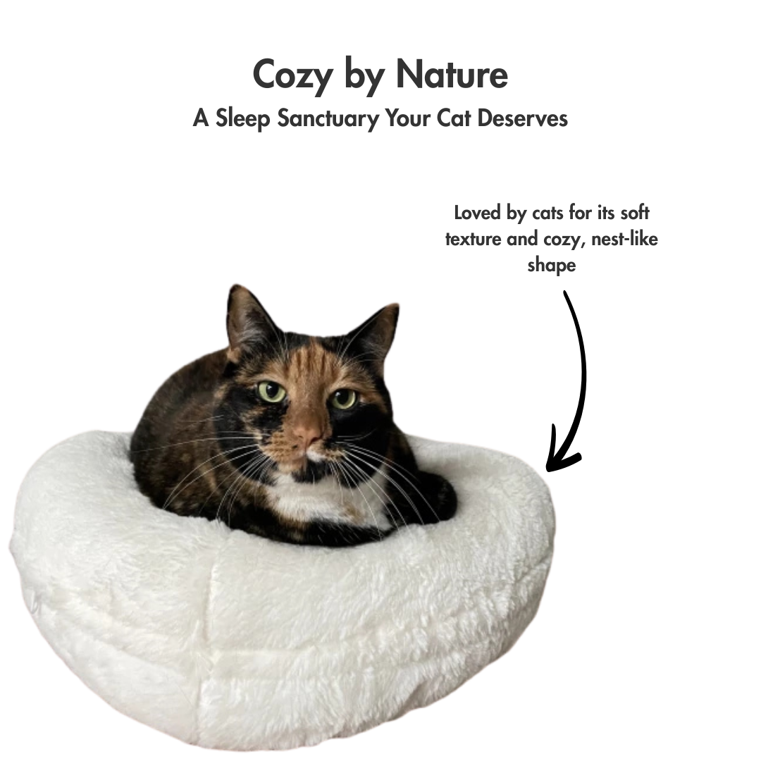 CloudNest Calming Bed – Fluffy Comfort for Deep, Peaceful Sleep