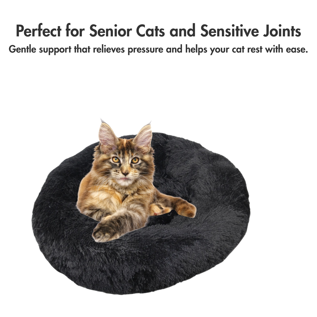 CloudNest Calming Bed – Fluffy Comfort for Deep, Peaceful Sleep