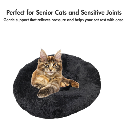 CloudNest Calming Bed – Fluffy Comfort for Deep, Peaceful Sleep
