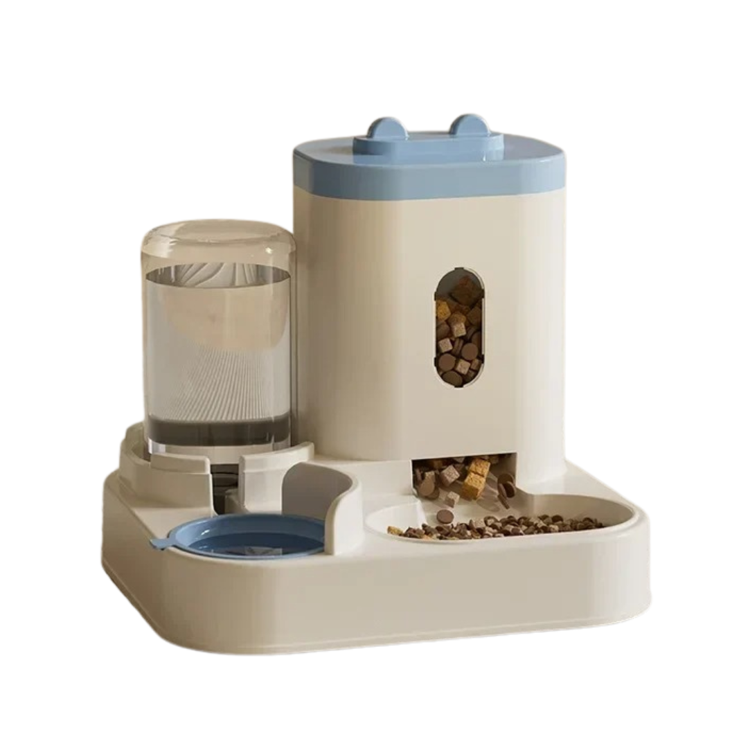 GravityBite Duo – The Power-Free Food &amp; Water Station for Pets