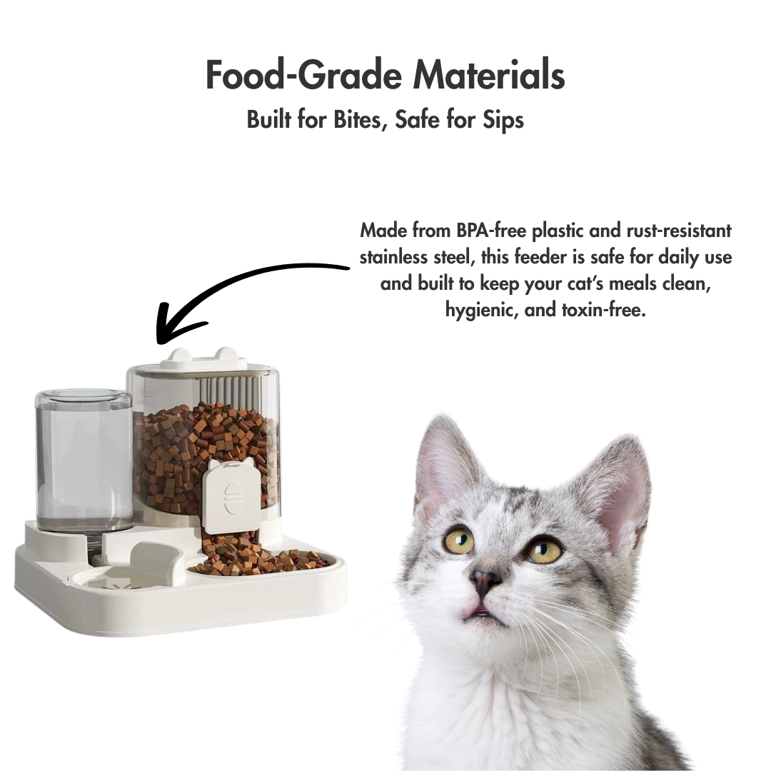 GravityBite Duo – The Power-Free Food &amp; Water Station for Pets