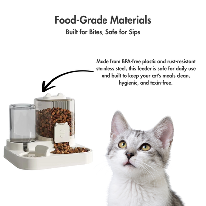 GravityBite Duo – The Power-Free Food &amp; Water Station for Pets